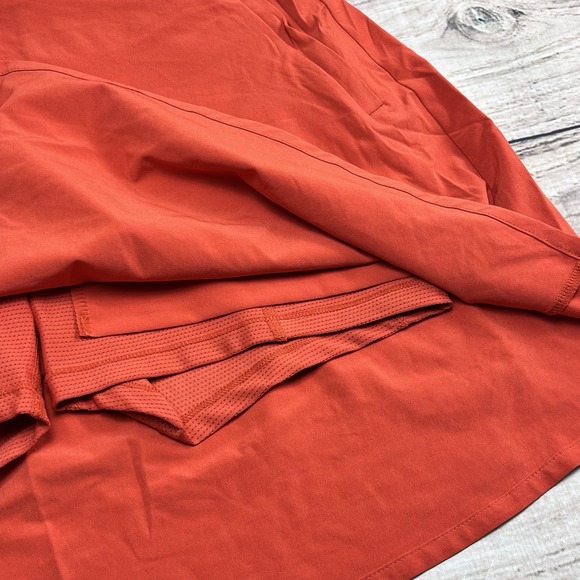 Athleta Women's Brooklyn Skort Size 8 Orange Pockets Golf Tennis Pickleball - Picture 5 of 7